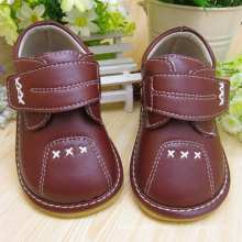 Baby Boy Squeaky Shoes Brown